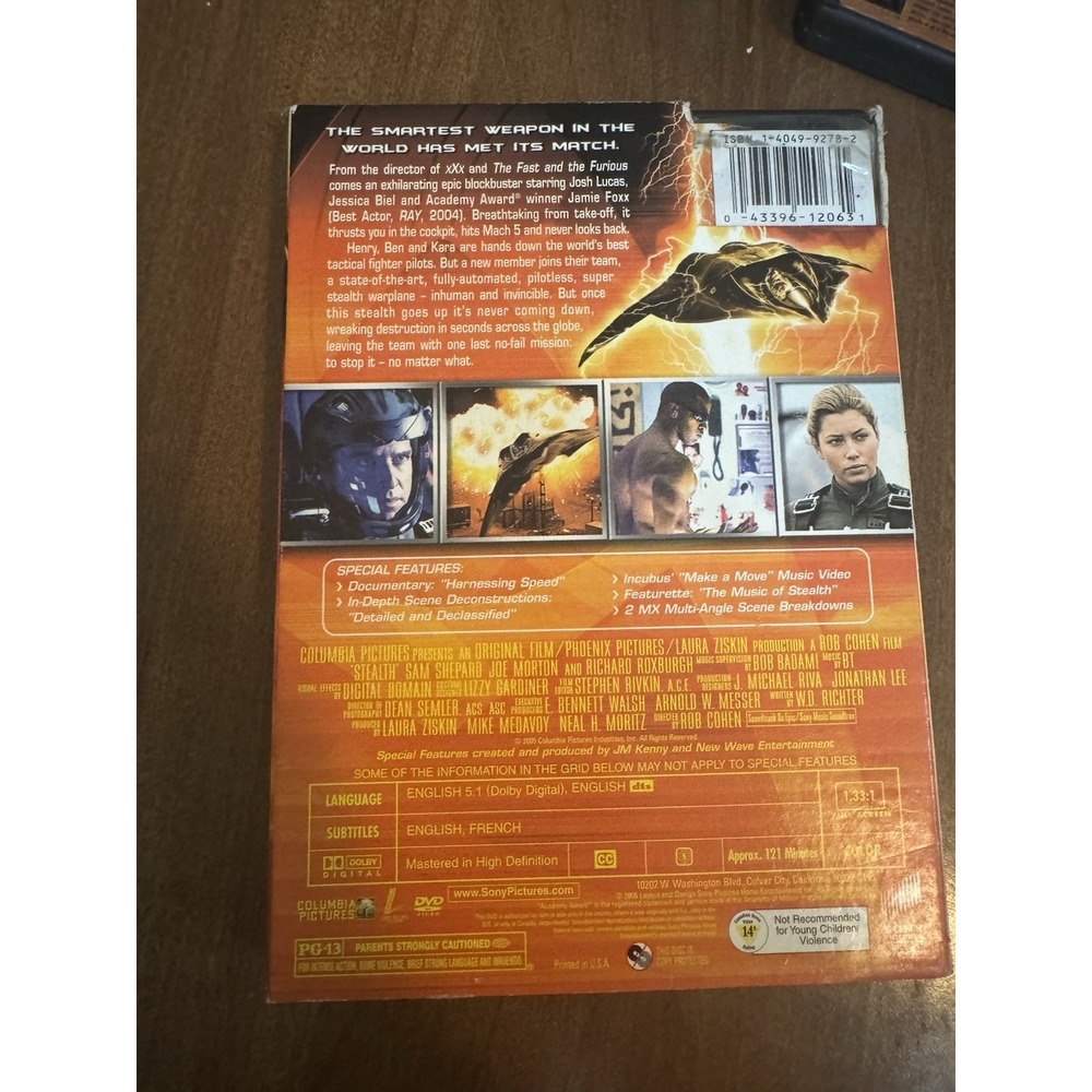 Stealth (DVD, 2005, 2-Disc Set, Full Frame) - Picture 2 of 12